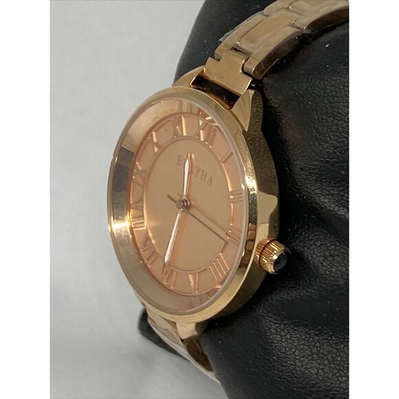 Bertha Madison BR6706 Womens Stainless Steel Analog Rose Dial Quartz Watch LJ436 - Picture 4 of 12